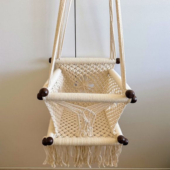 Other - NEW Macrame Baby Swing Hammock